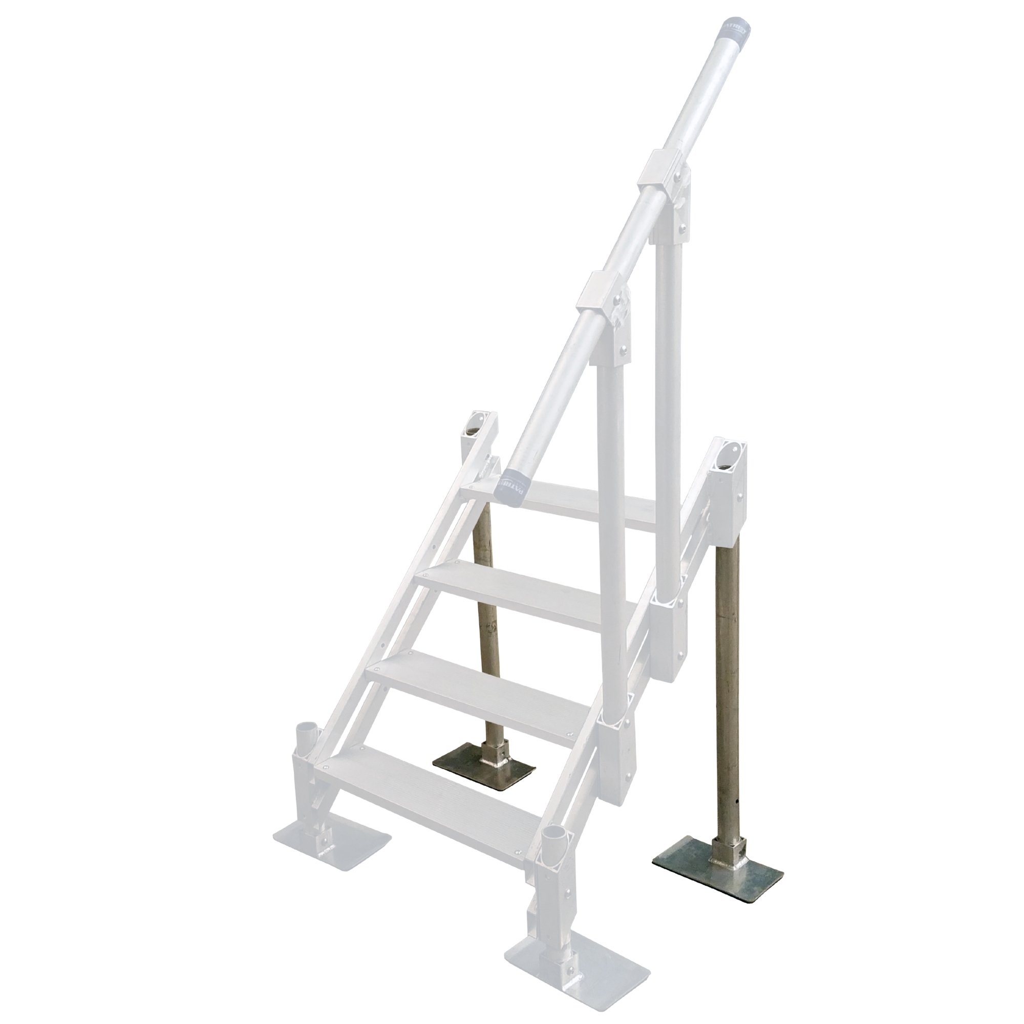 Patriot Docks Freestanding Stairs, Rear Leg Kit